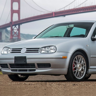 For 99-06 Volkswagen Golf/Cabrio Chrome Housing Headlight w/Projector Fog Lamp