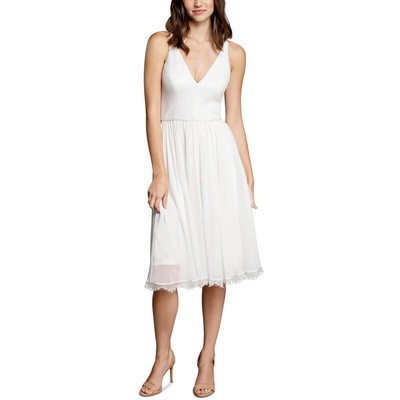 Платье The Population Womens Alicia White Cocktail and Party Dress S BHFO 1631