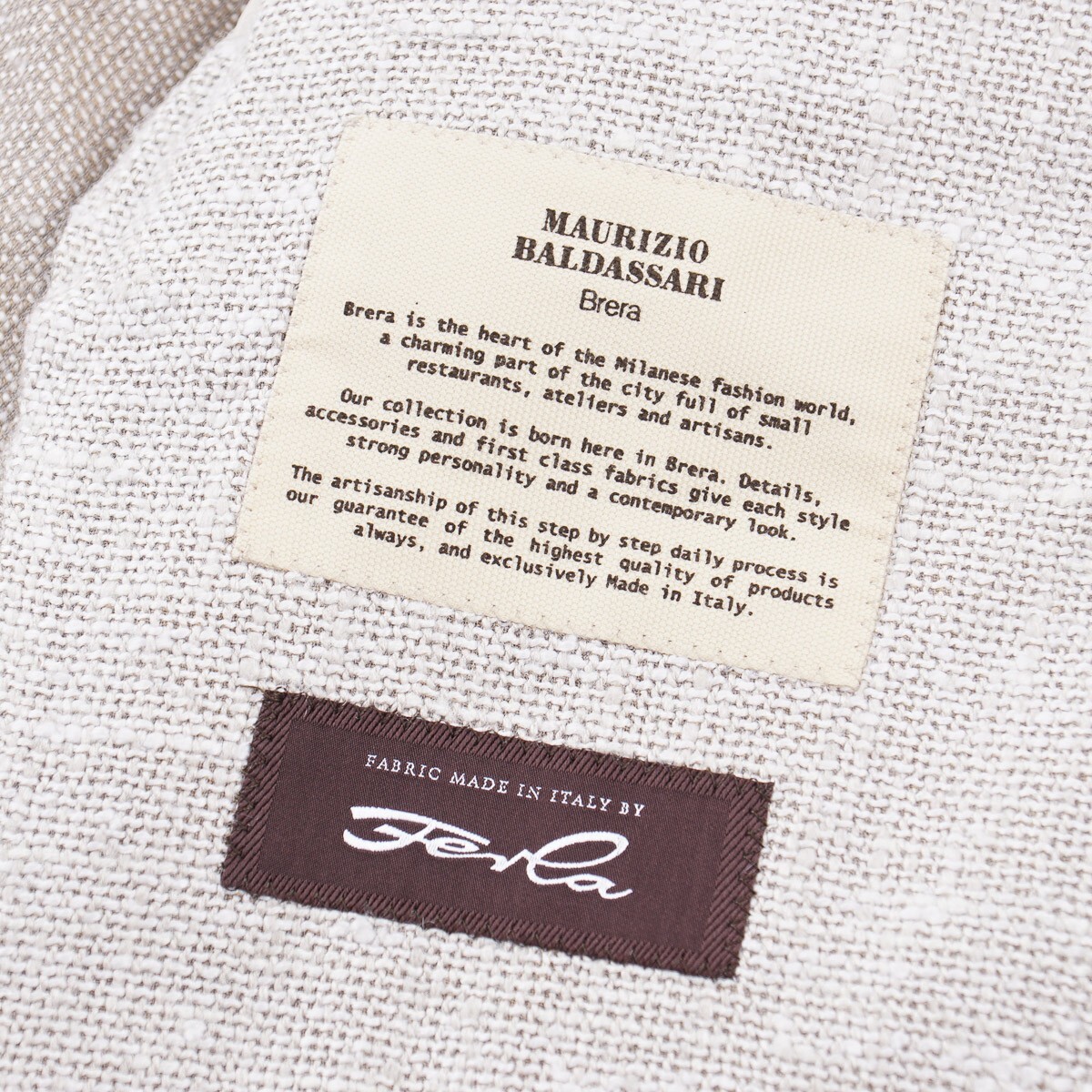Pre-owned Maurizio Baldassari Slim-fit Silk-cotton 'soft Jacket' Sport Coat 40r (eu 50) In Gray