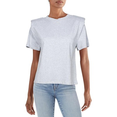 

Endless Rose Женская серая футболка с подкладкой из хлопка, топ  BHFO 4684, Grey