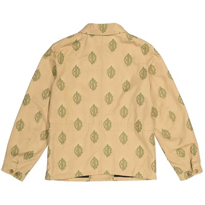 Pre-owned Chloé Chloe Ladies Beige Embroidered Shirt Jacket