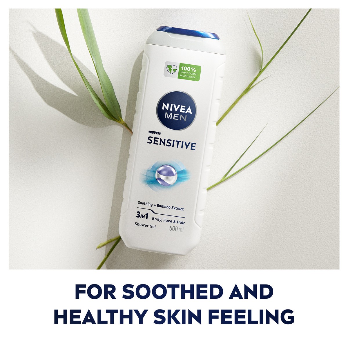 NIVEA MEN Pflegedusche Sensitive, 4 x 500ml - Bild 5 von 8