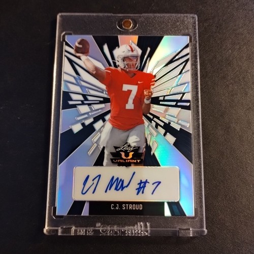 LEAF 14 ROOKIE AUTO サインカード クリスブライアント Jayden Daniels 2025 Leaf Sport Heroes Win City Green Signed
