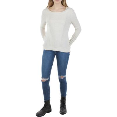 

4Our Dreamers Женский бежевый легкий вязаный пуловер-свитер Shell  BHFO 3409, Wheat