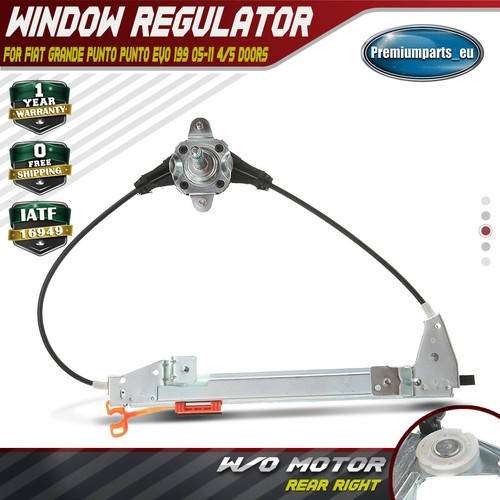 Window Regulator for Fiat Grande Punto Punto Evo 199 05-11 4/5 Doors