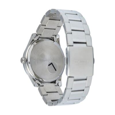 Pre-owned Seiko Sur559p1 Classic Blue Analog Stainless Steel Quartz Men's Casual Watch