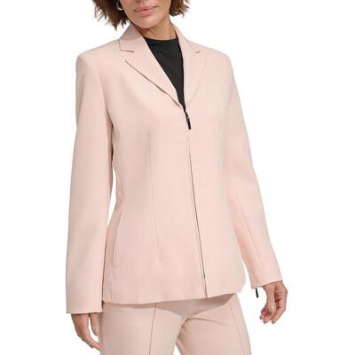 Женский однотонный двубортный пиджак-блейзер DKNY BHFO 3590