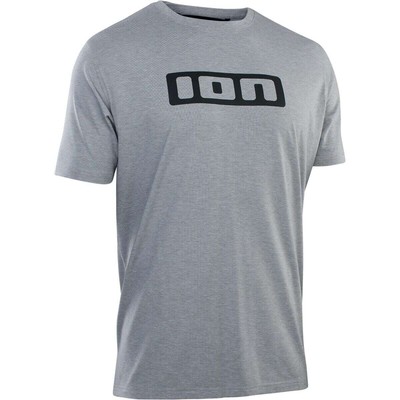 

Джерси с короткими рукавами и логотипом ION Dri-Release — мужской серый меланж, Grey melange, ION