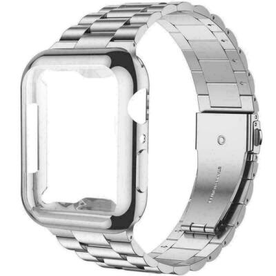 Metal iWatch Strap Band+Case For Apple Watch Series 9 8 7 6 5 4 3 2 1 SE