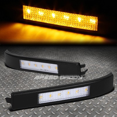 ДЛЯ 09-14 FORD F150 ХРОМИРОВАННЫЙ ЯНТАРНЫЙ SMD СВЕТОДИОДНЫЙ УКАЗАТЕЛЬ ПОВОРОТА БУКСИРОВОЧНОГО/БОКОВОГО ЗЕРКАЛА ЗАДНЕГО ВИДА