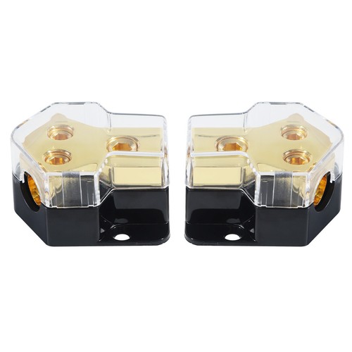 Car Audio Splitter Amp Power 0/2/4 Gauge In 4/6/8 Gauge Out Distribution Block