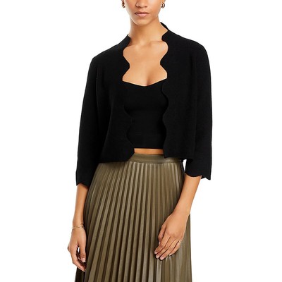 Private Label Womens Black Open Front Cardigan Cardigan Sweater S BHFO 6081