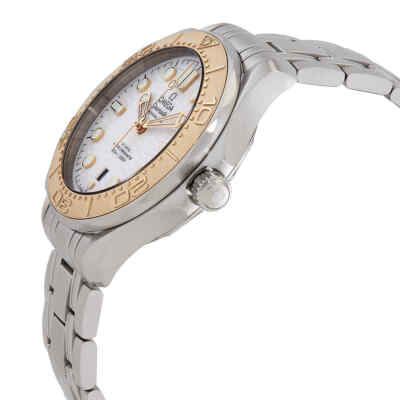 Pre-owned Omega Seamaster Paris 2024 Automatic Chronometer White Dial Men's Watch