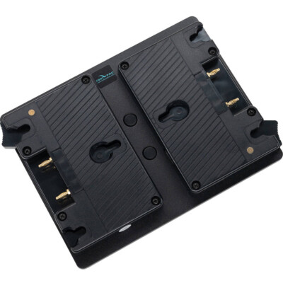 IndiPRO Dual Gold Mount Battery Adapter Plate with D-Tap to Gold Mount Plate, OB