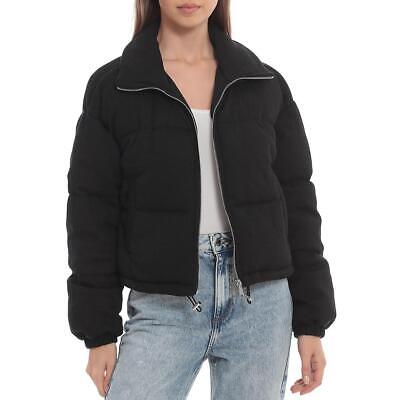 BAGATELLE.NYC Womens Cropped Cold Weather Outerwear Puffer Jacket Coat BHFO 5108