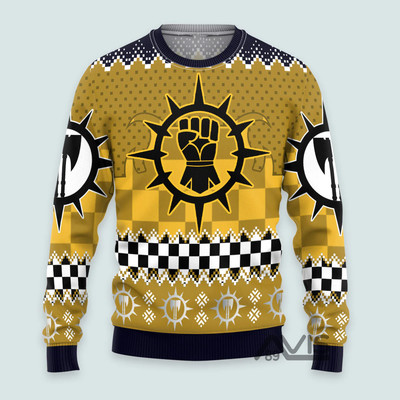 Warhammer 40K Imperial Fists Ugly Christmas Sweater XS-5XL, Warhammer 40,000