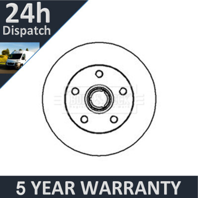Fits VW Golf Corrado 1.9 TDi 2.0 2.8 2.9 Purevue Rear 1x Brake Disc 357615601B
