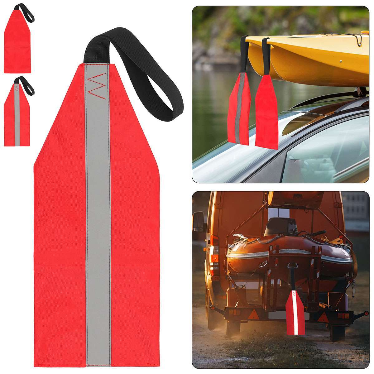 Canoes Towing Warning Flag Fishing Boat Flag