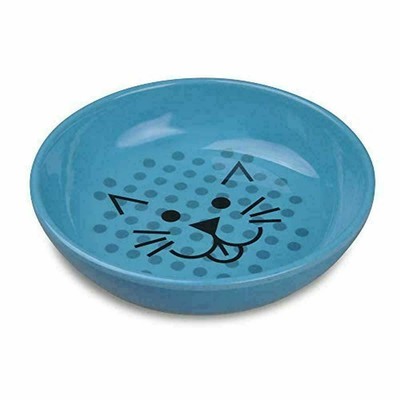 Van Ness Ecoware Cat Dish Renewable & Sustainable Bamboo Plant Material Shallow