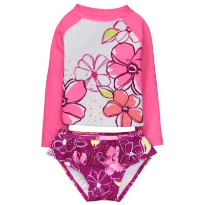 NWT Gymboree Рашгард с юбкой и цветочным принтом, купальник 3 Т 4 Т 5 Т