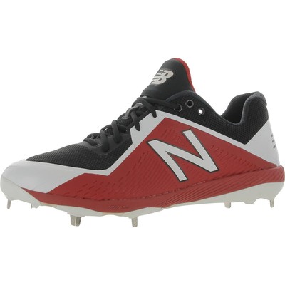Мужские ботинки New Balance с металлическими шипами из искусственной кожи красного цвета 16 Medium(D) BHFO 1429