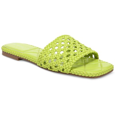 

Circus by Sam Edelman Женские плетеные сандалии Akira без шлепок на плоской подошве BHFO 4726, Akira