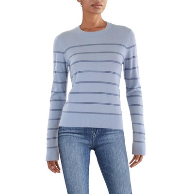 Vince Womens Wool Striped Pullover Crewneck Sweater Top BHFO 5586