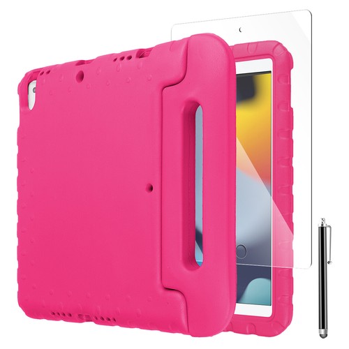 Kids Case For iPad 9th 8th 7th 6th 5th Generation Shockproof Handle Stand Cover