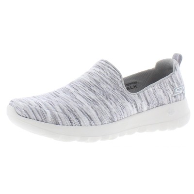 

Skechers Womens Go Walk Joy — серые слипоны Terrific 7 Medium (B,M) 9811, White/ silver
