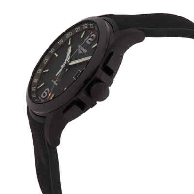 Pre-owned Longines Conquest V.h.p. Gmt Quartz Black Dial Men's Watch L3.728.2.56.9