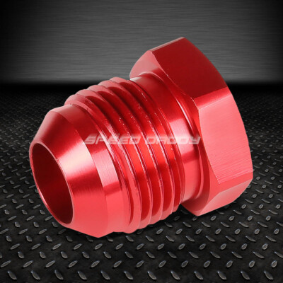 10AN AN-10 7/8 РАСТРУБНЫЙ БОЛТ С АНОДИРОВАННОЙ ГАЙКОЙ ИЗ КРАСНОГО АЛЮМИНИЯ, ПЕРЕХОДНИК ДЛЯ СТОПОРНОГО ШТЕКЕРА