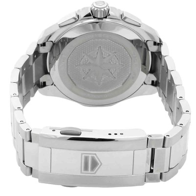 Pre-owned Tag Heuer Aquaracer Chronograph Quartz Grey Dial Men's Watch Cbp1111.ba0627
