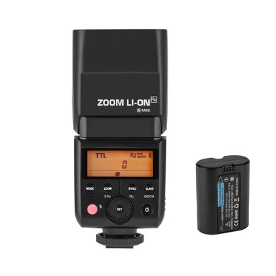 Вспышка Flashpoint Zoom Li-ion Mini TTL R2 для Nikon (V350N) #FP-LF-SM-ZL-MINI-NK