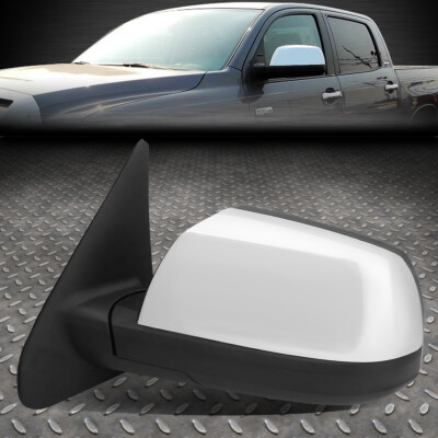 ДЛЯ TOYOTA TUNDRA 07-18 ХРОМИРОВАННАЯ КРЫШКА ЛЕВОГО БОКОВОГО ЗЕРКАЛА ЗАДНЕГО ВИДА С РУЧНЫМ УПРАВЛЕНИЕМ В СТИЛЕ OE