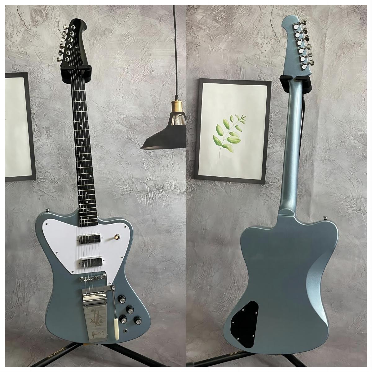 Handmade Non-reverse Firebird Electric Guitar Special Bridge