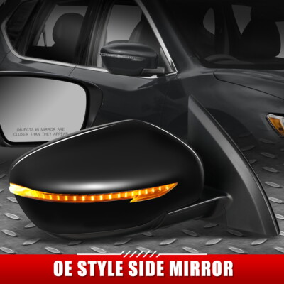 ДЛЯ 17-20 NISSAN ROGUE SPORT OE STYLE С ЭЛЕКТРОПРИВОДОМ + УКАЗАТЕЛЬ ПОВОРОТА + ПРАВОЕ БОКОВОЕ ЗЕРКАЛО BSD