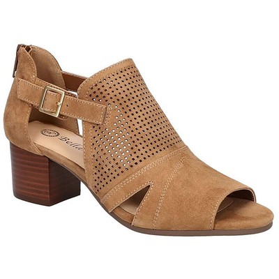 Женские туфли Bella Vita на каблуке Illiana Tan Mary Jane, очень широкие, 12 см (E+, WW), BHFO 4621