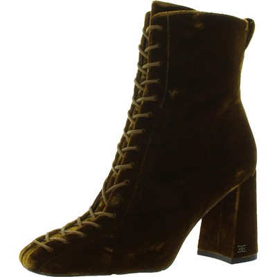

Женские желтые ботильоны Sam Edelman Carney 8 Medium (B,M) BHFO 3432, Rust velvet, Carney