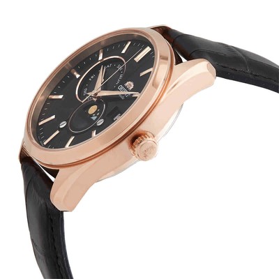 Pre-owned Orient Sun And Moon Black Dial Men's Watch Ra-ak0309b10b