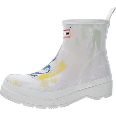 

Женские резиновые сапоги Hunter Play Short White без застежки Обувь 7 Medium (B,M) BHFO 8916, Белый, Play Short