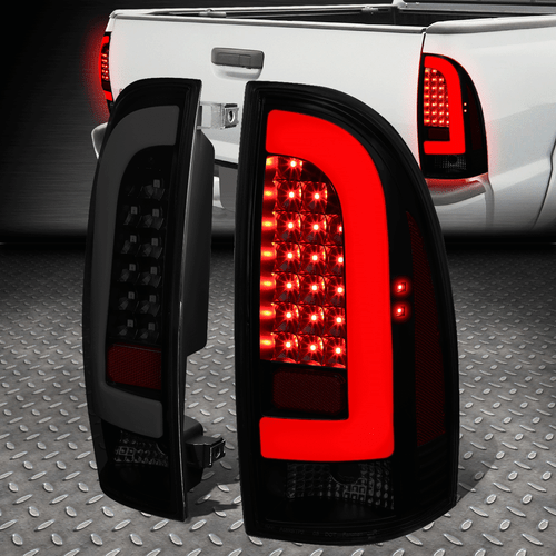 [3D LED TUBE BAR]FOR 05-15 TOYOTA TACOMA TAIL LIGHT BRAKE PARKING LAMPS TINTED