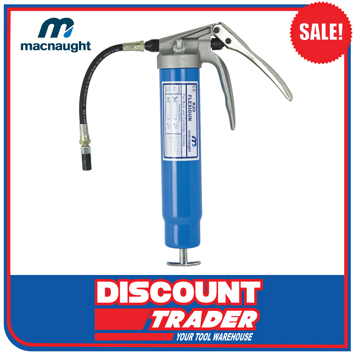 Macnaught K29 Greasing FLEXIGUN ® 450g Grease Gun K2901 eBay
