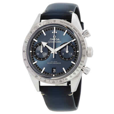 Омега Speedmaster Хронограф Часы Часы Синий Циферблат Мужские Часы