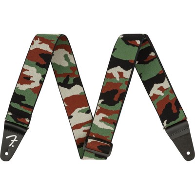 Fender WeighLess Camo Strap, Woodland Camo #0990685100