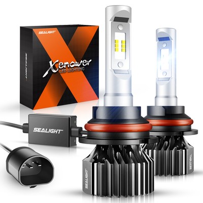 HB5 9007 LED Headlight Bulbs Conversion Kit High Low Beam 6000K Super Bright
