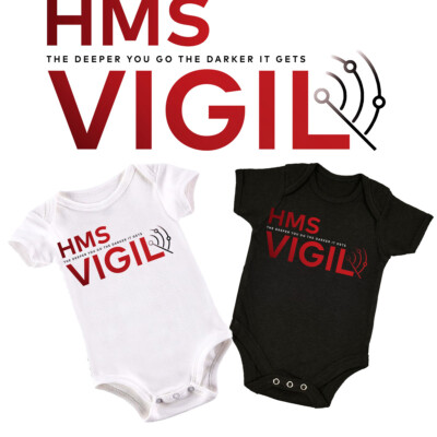 HMS Vigil T-shirt BBC British Dark Submarine Drama TV Series Line of Duty DCI