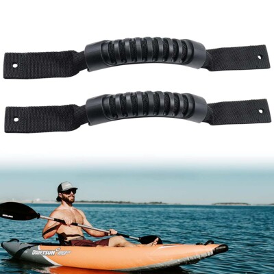 2PCS Kayak Canoe Boat Side Mount Carry Handles Webbing Hand Fitting Accessories