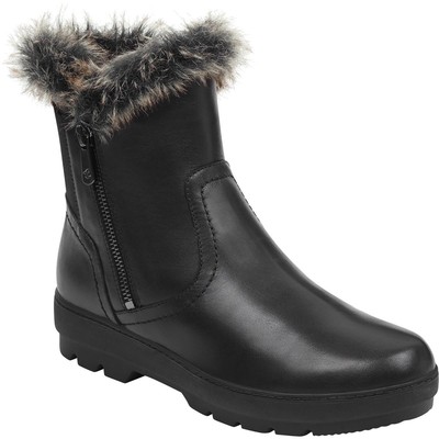 

Женские черные зимние ботинки Easy Spirit Adabelle, ширина 6 (C, D, W) BHFO 5059, Black leather