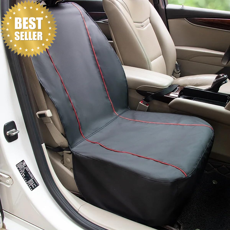 Pet Car Front Seat Cover Black Waterproof Scratch Proof Dog and Cat Travel Mat U