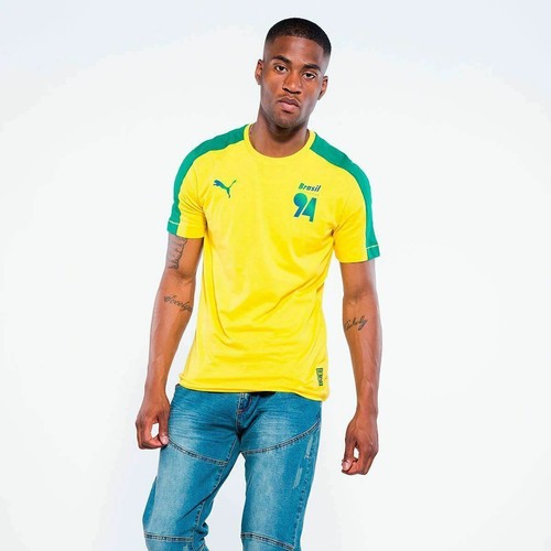 

[752644-09] Мужская футболка Puma Forever Football T7, Желтый